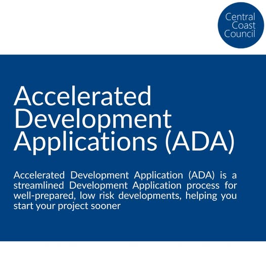 central coast council’s accelerated development application (ada) pathway is now live!  