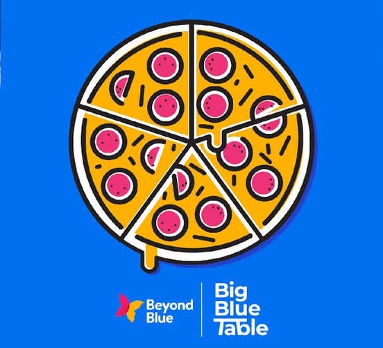 annual big blue table